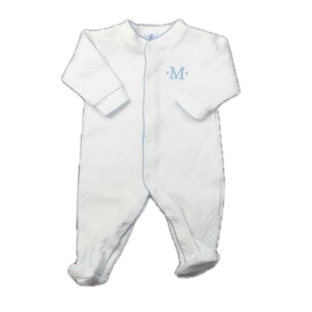 Nellapima Boys White | Blue Long Sleeve Outfit size: 3-6 Months